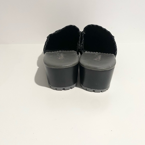 MUDD Vintage Y2K 90s Rosey Black Mule Clog Platform Chunky Slide Studded Shoe - Picture 6 of 11